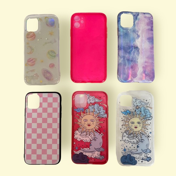 Sun Moon Space Pink iPhone 11 Case Pack - Picture 1 of 8